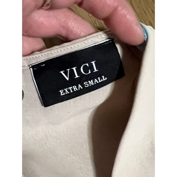 Vici Pants Romper Jumper Size Small Zipper Classic Event Wedding Guest Party - Picture 4 of 15